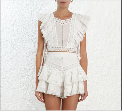 Новое поступление богемный Женский комплект из 2 предметов сексуальный топ с