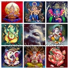 5D сделай сам, алмазная живопись Ganesha, полная вышивка крестиком, картина стразы, алмазная вышивка, животные, слон, рукоделие, подарок