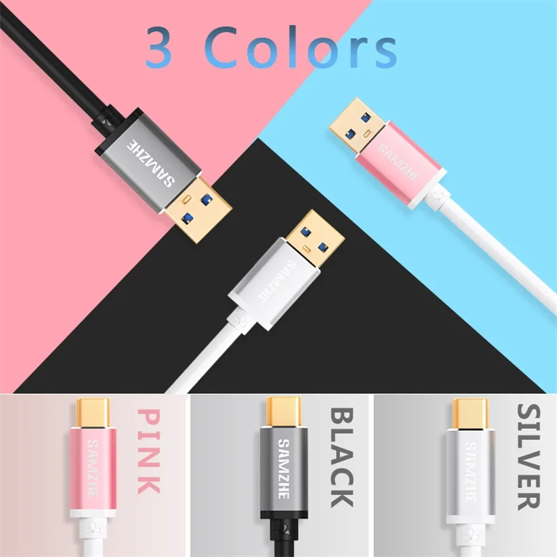 SAMZHE USB2.0 Тип usb C зарядный кабель для мобильного телефона 5В 2A USB C зарядный кабель для передачи данных для Xiaomi samsung huawei 0,25 м/0,5 м/1 м/1,5 м/2 м
