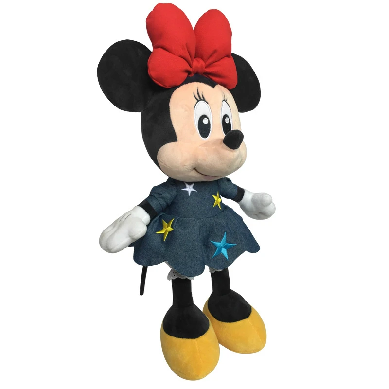 disney Минни Мышь плюшевые куклы Ковбой Мода disney игрушки для детская одежда для девочек подарок на день рождения Микки Мышь кукла