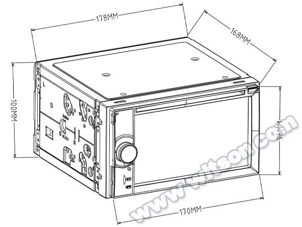 WITSON S200 Android 8 0 автомобильный DVD для двойной Din dvd плеер Восьмиядерный 32 Гб INAND flash + GPS