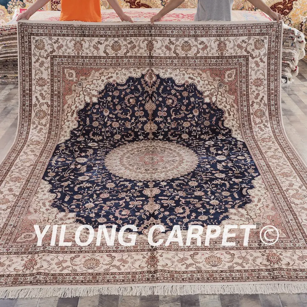 YILONG 8 'x 10' классический персидский коврик qum красивые восточные ковры ручной