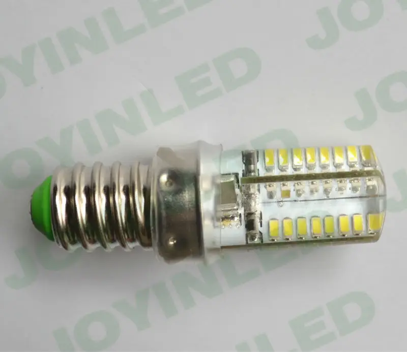 

10pcs mini Silica Gel 360 Degree Energy-Saving E14 3W led corn bulb light