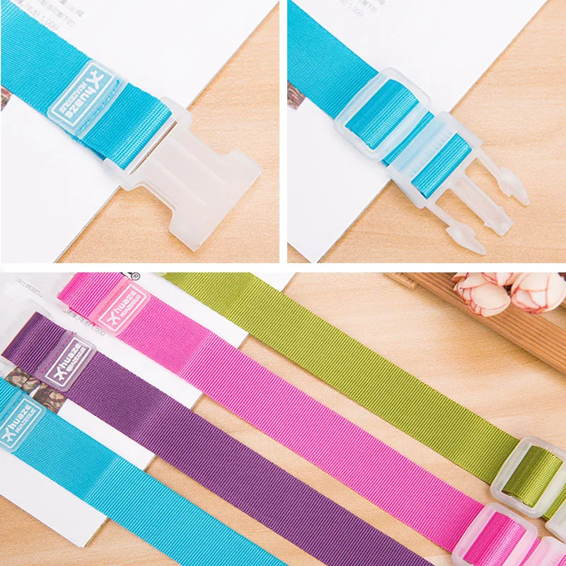 

Adjustable Luggage Suitcase Straps Trolley Baggage Belt Tie Down Hook Clip Security Belt Travel Accessories Luggage Strap