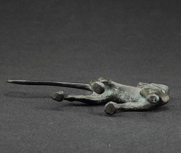 Ранние коллекционные предметы 14 см старые украшенные искусственными драконами