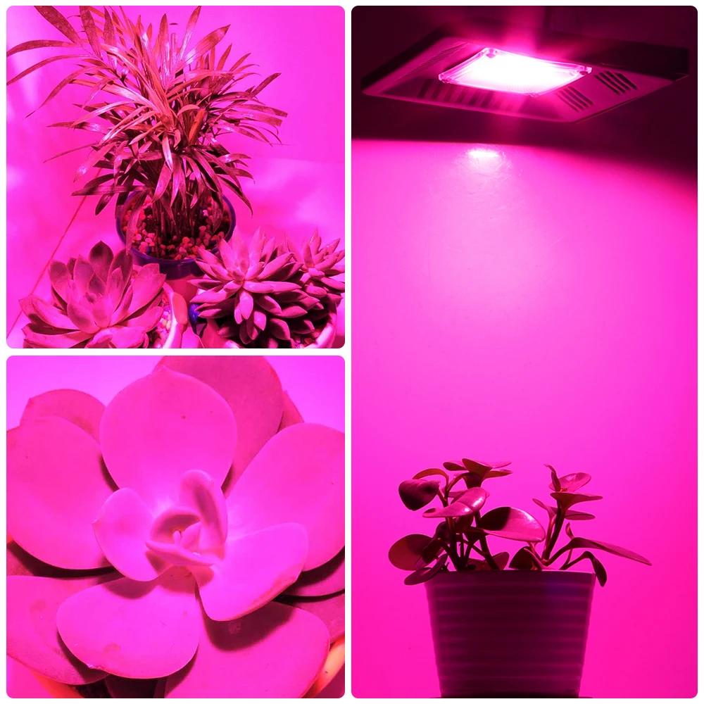 50 Вт LED COB ультра тонкий растительный свет полный спектр 300 830nm Водонепроницаемый
