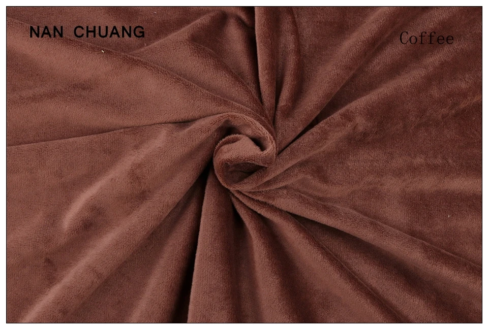 Nanchuang короткая плюшевая ткань, супер мягкая ткань для самостоятельной сборки, подушка ручной работы, обувь, игрушки, пижамы, постельное белье, швейный материал, 50x160 см