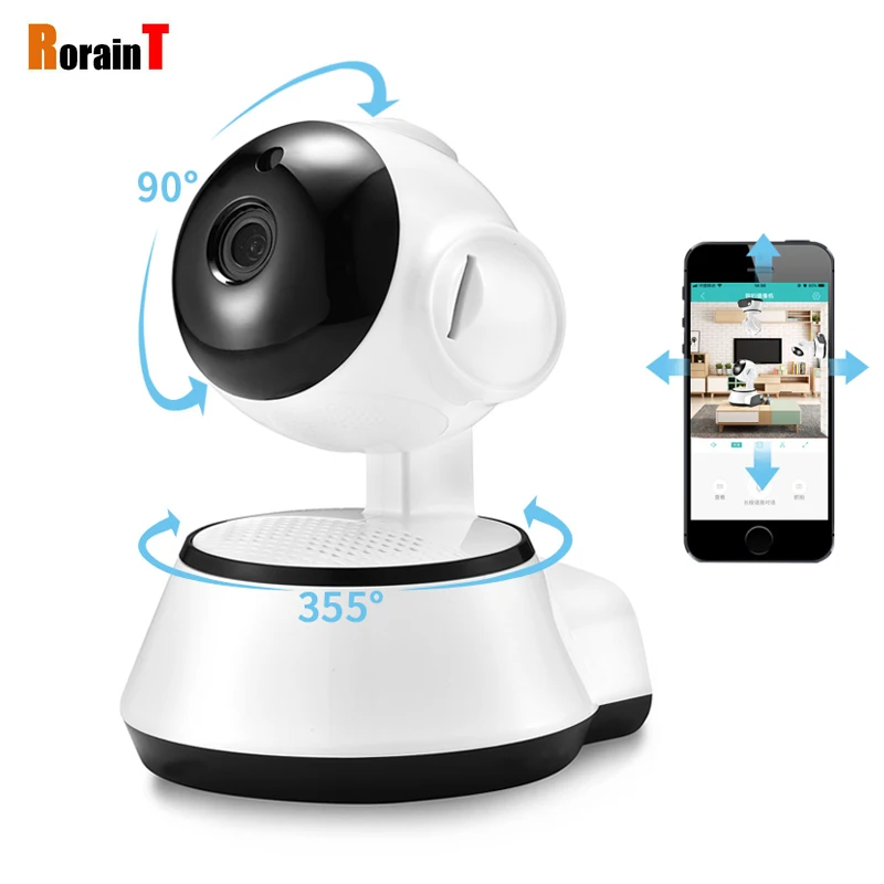 RoraninT новая HD внутренняя безопасность жилища наблюдения 720P IP камера беспроводной Wifi CCTV сети камера ночного видения 30 м