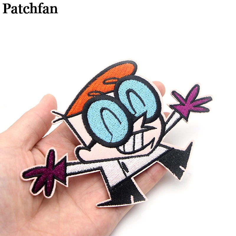Patchfan Dexter's лаборатория DIY Вышивка для аппликации, шитья железа на одежду кронштейн украшения дома наклейки значки A2090