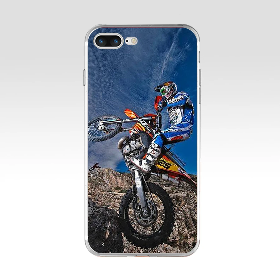 10 248SD moto cross moto dirtbikes Мягкий ТПУ силиконовый чехол для Apple iPhone 6 6s 7 8 plus чехол - Цвет: 10