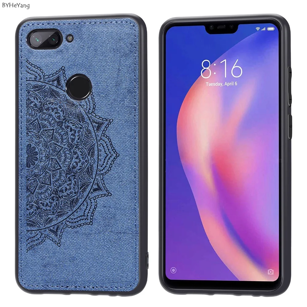 Чехол для Xiaomi Mi8 Lite чехол MI 8 LITE задняя крышка из силиконовой ткани противоударный