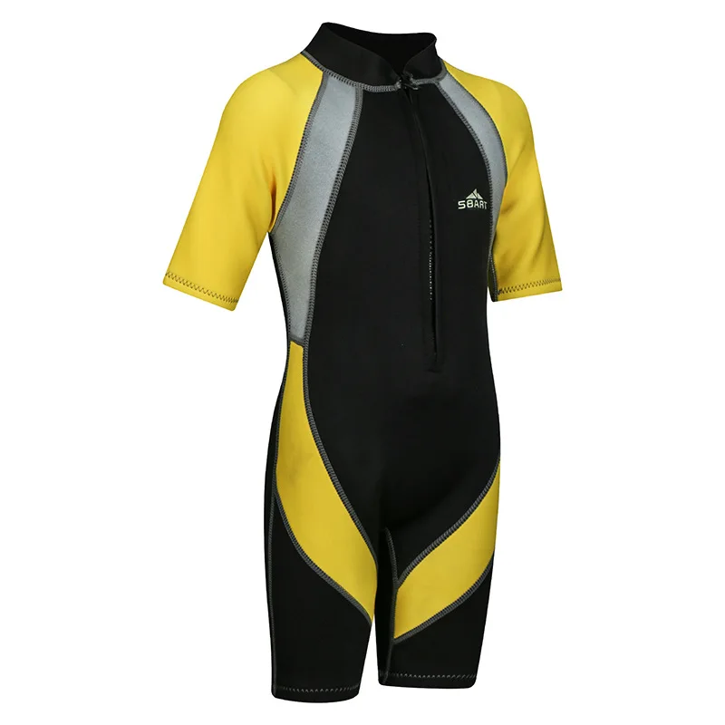 

Kids Shorty Wetsuit- 2MM Neoprene Swimsuit for Spring Winter Thermal Swimwear Swim Front Zip Pink Girls Youth Age 1 to 13 Years