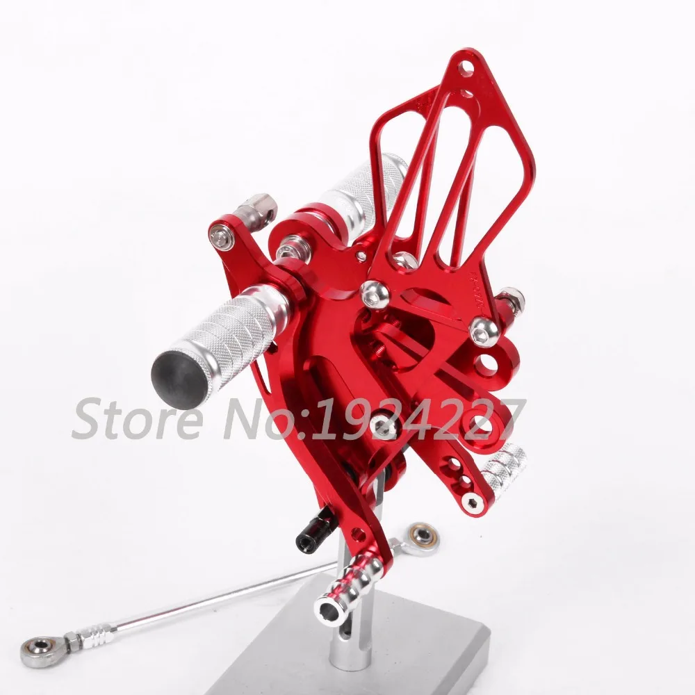 Для Kawasaki ZX6R 2003-2004 CNC подножки Rearsets задние комплекты тормозной рычаг мотоцикла 8
