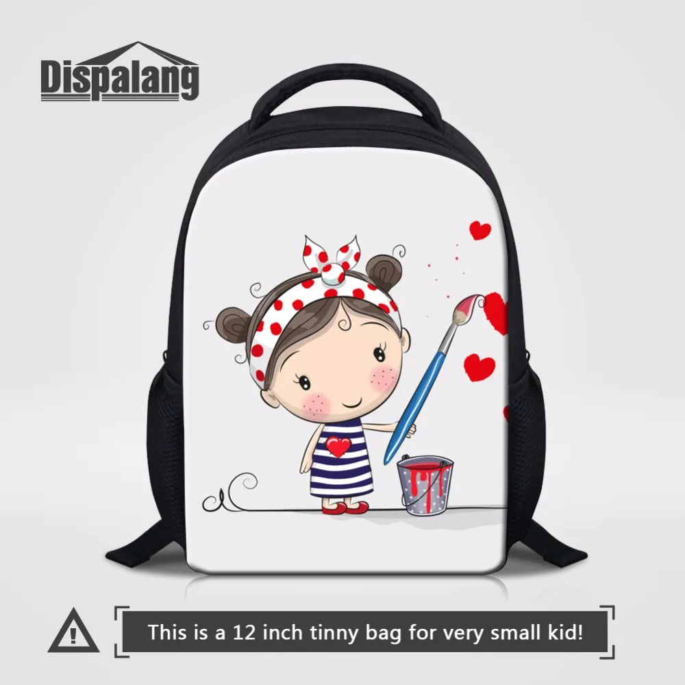 Dispalang милый мультяшный маленький рюкзак для девочек с принтом сердца детский