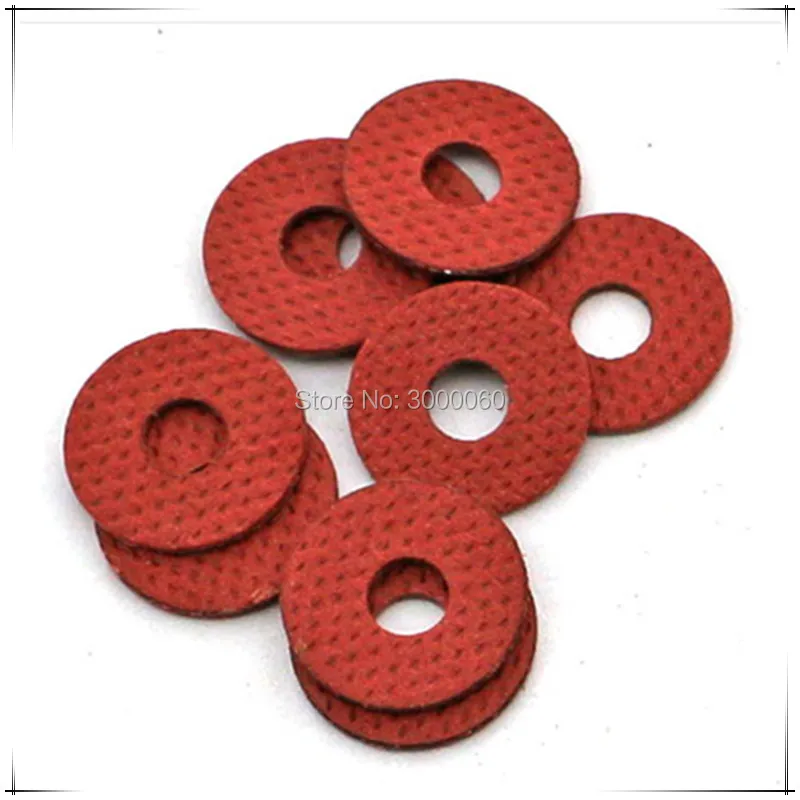 

M3*10mm(OD)*1.0mm(Thickness) M3*12mm(OD)*1mm(Thickness) Red Steel Paper Insulation Spacer Gasket Washer 1000pcs/lot