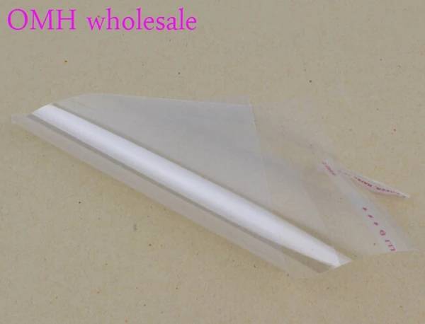 OMH оптовая продажа 200 шт. двухслойная блестящая самоклеящаяся прозрачная