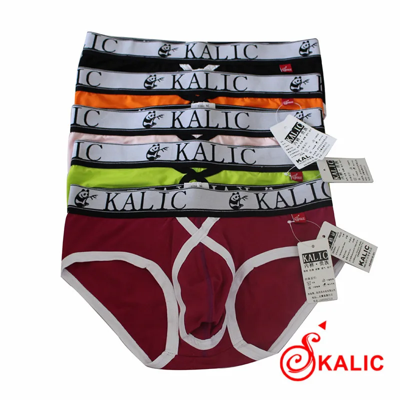 Мужское нижнее белье от известного бренда KALIC пикантные трусы хлопковое с