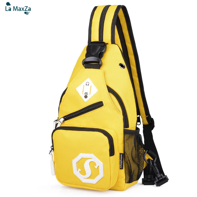 Oxford Женский Мужской рюкзак на одно плечо с двумя лямками для велосипеда Mochila спортивный школьный рюкзак Rugtas placak Sac A Dos Femme - Цвет: A