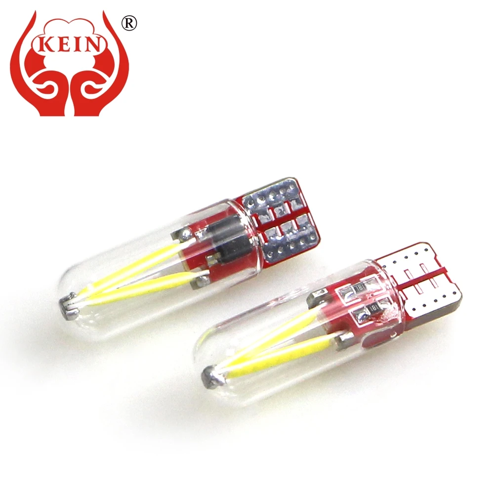 KEIN Новинка T10 led W5W Автомобильная Лампа 194 led t10 cob 501 168 Внутреннее освещение парковочная сигнальная лампа белого и синего цвета для автомобиля Автомобильный Стайлинг