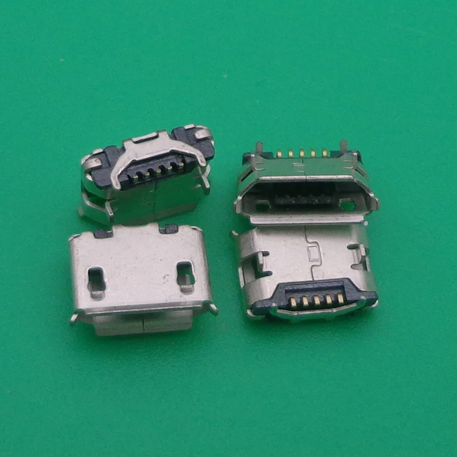 200 шт./лот 4 фута 5P микро USB разъем V8 порт зарядки гнездо Ox horn DIY для ремонта