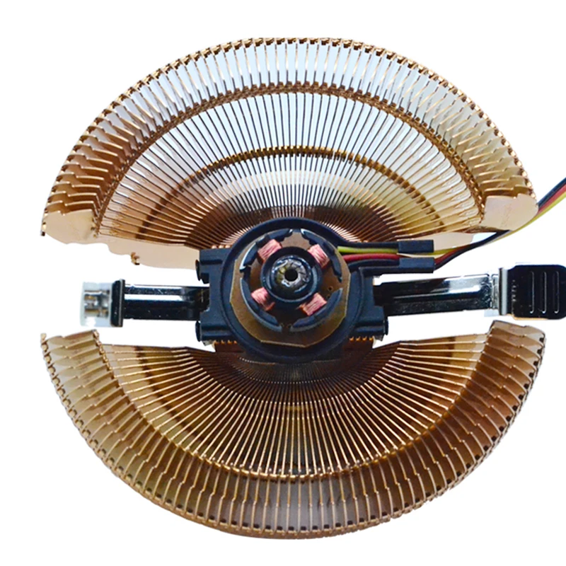 Температура управление mute медь процессор теплоотвод вентиляторы Настольный ПК