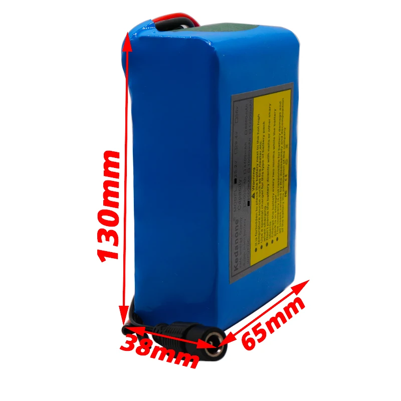 24V 4Ah 6S2P 18650 аккумулятор литий ионный 25 2 v 4000mah Электрический велосипед