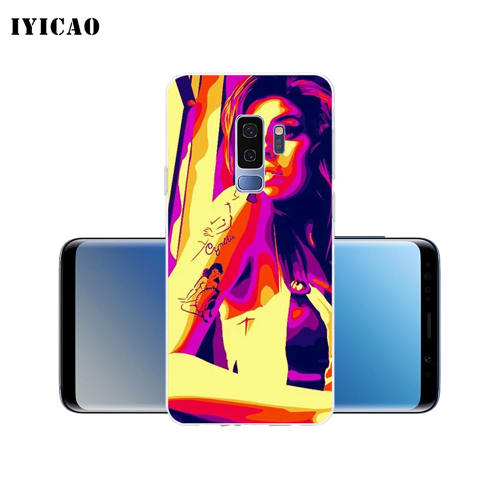 IYICAO Amy Winehouse Мягкий силиконовый чехол для телефона Samsung Galaxy S10e S10 S9 S8 Plus S7 Edge TPU