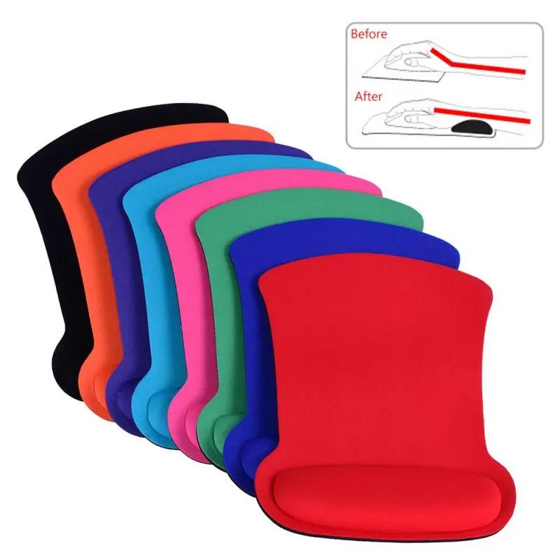 Thicken Mouse Pad Soft Sponge Wrist Rest For Optical Trackball Mat Mice Computer Durable Comfy | Компьютеры и офис