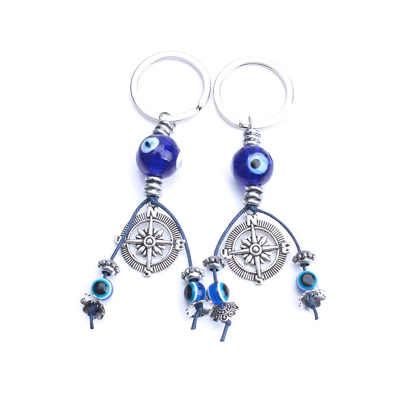 1 шт. индейка сглаза синяя сова слон животное брелок для ключей женщин сумочка