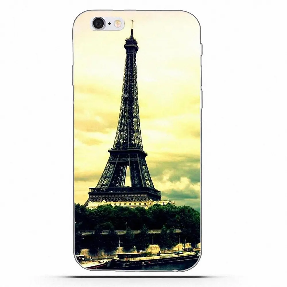 Diy Роскошный чехол для телефона Apple iPhone 4 4S 5 5C 5S SE 6 6S 7 8 Plus X Романтический Париж