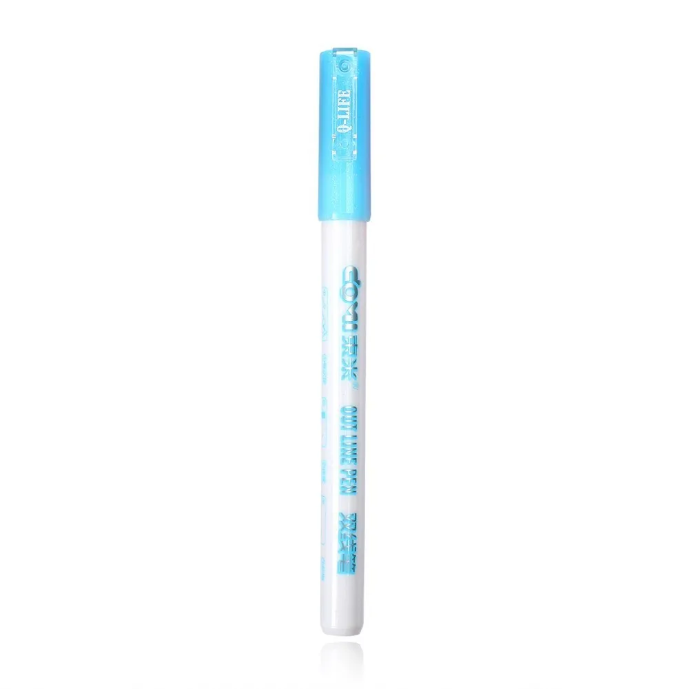 tianlan 1 Pc Drawing Manga Art Marker Pens 8 Colors Highlighter Markers Art Supplies Diy Scrapbooking School Supplies Stationery - Color: tianlan