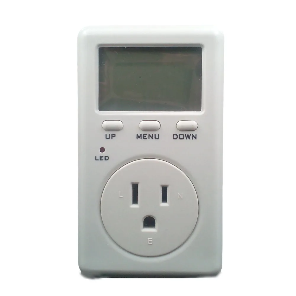 

Digital Electricity Energy Meter Tester Monitor indicator Voltag Power Balance Energy saver Meter WF-D02A US plug 90~150V