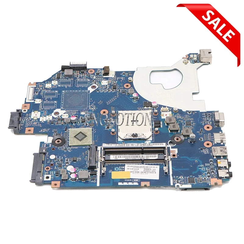 

NOKOTION Материнская плата ноутбука для шлюза NV55 NV55S P5WS5 LA-6973P DDR3 разъем fs1 материнская плата полный тест