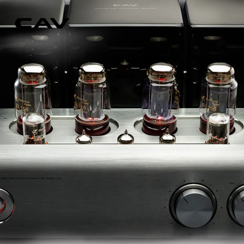 CAV T50 ламповый усилитель 2 0 CH HIFI стерео Pendote Аудио высококачественный алюминиевый