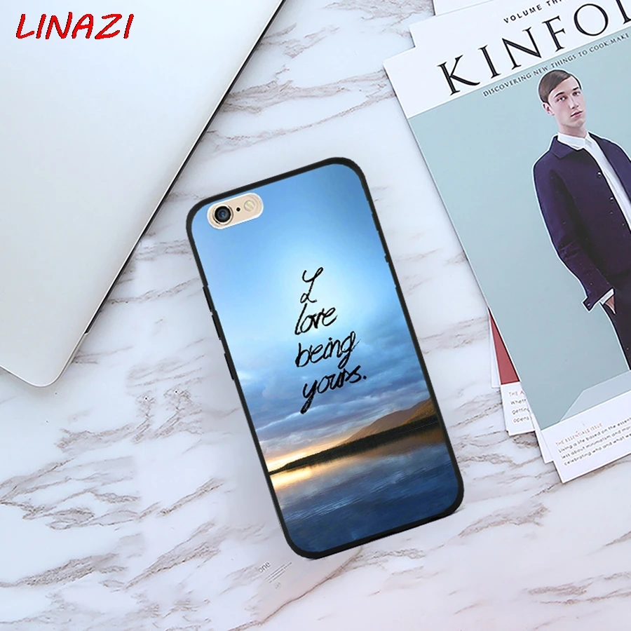 Linazi модные Природа Пейзаж Pattern ТПУ телефона чехол для iPhone 6 S 7 8 плюс 5S 5 SE X 10