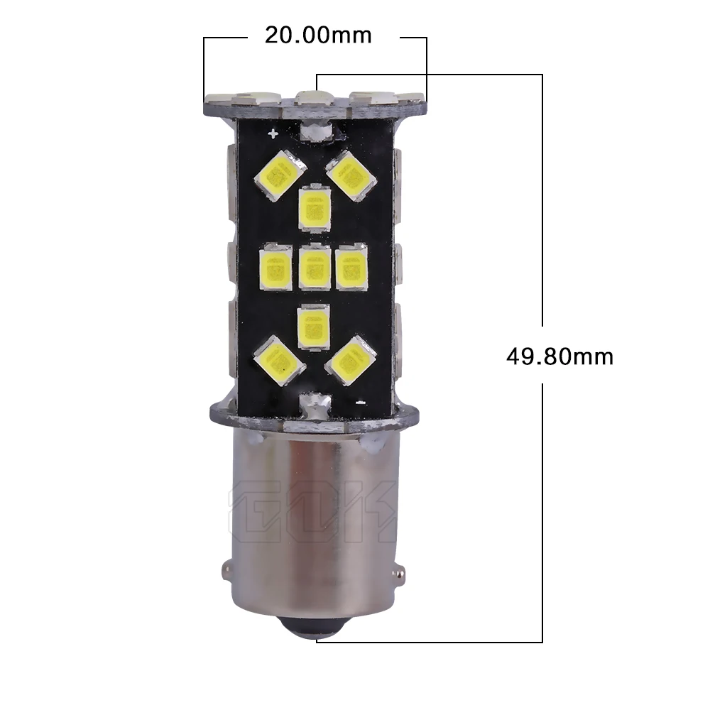 10 x Автомобильный светодиодный s25 ba15s 1156 p21W 48 Светодиодный 2835 48smd canbus Поворотный