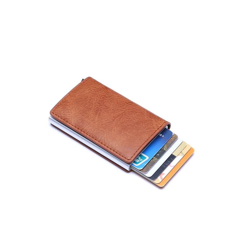 Смарт RFID кошелек держатель кредитной карты стикер визитная карточка карманные деньги держатель карты пропуска держатель металлический держатель карты защита