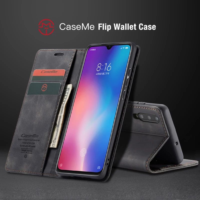 Для Xiaomi Mi 9 чехол Чехол Me Магнитный Флип кожаный бумажник телефон Стенд чехол для Xiaomi Mi 9 чехол Funda отделения для карт