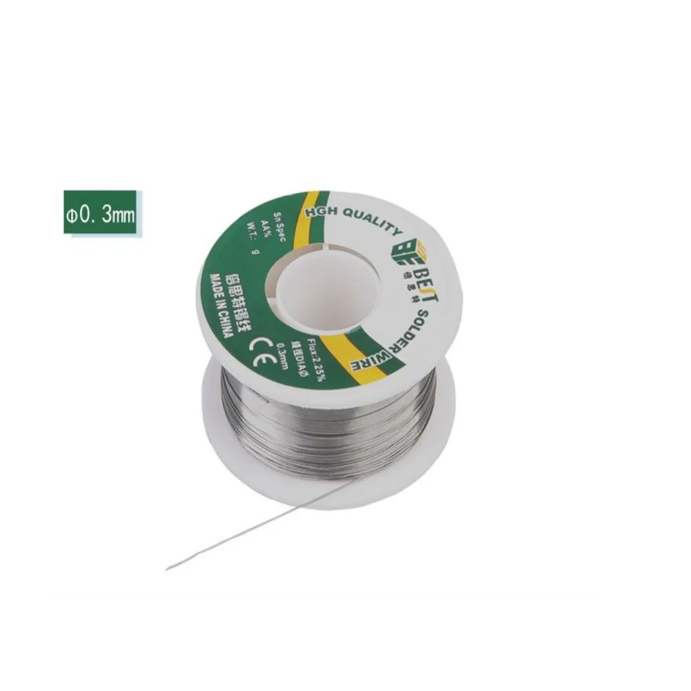 

55/45 Tin Lead Solder Soldering Wire 3.0-1.0 mm Rosin Core Flux 2.25% Welding Wire Reel for Electronic Soldering Tools 100g
