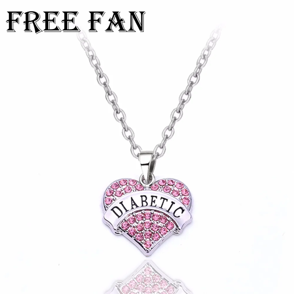 Ожерелье с подвеской в виде сердца для диабетиков | Украшения и аксессуары