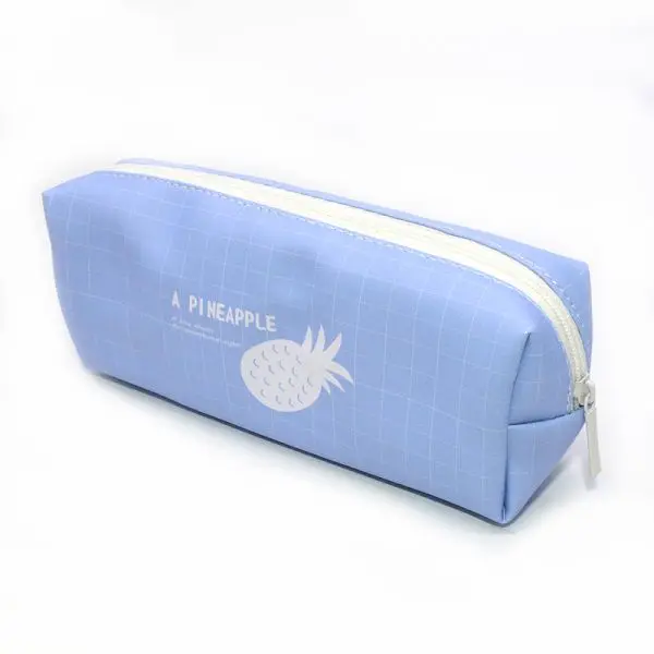 D Чехол для карандашей с фруктами, карандаш Kawaii Pennen Etui, рулон Pennenzak, Trousse Scolaire, Летний милый Piornik, школьный Pensil, ананас - Цвет: D
