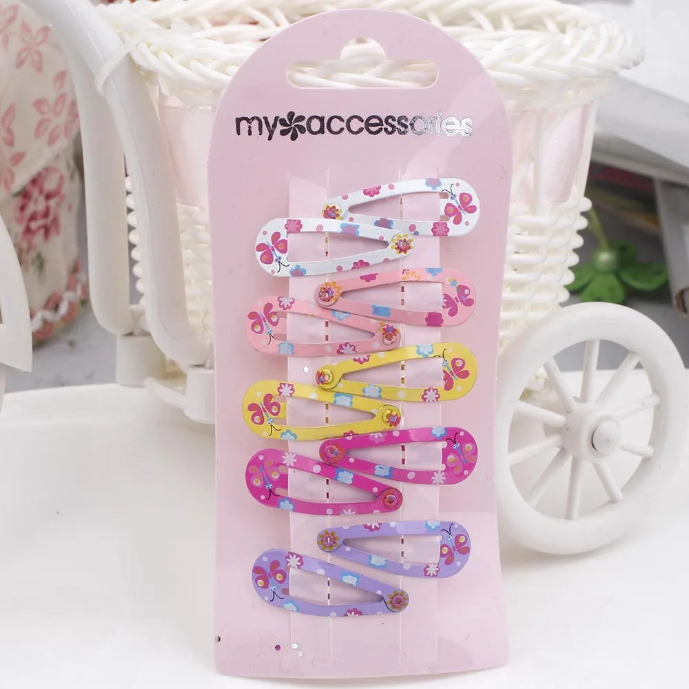 8 шт./лот 2020 заколка для волос с боковыми узелками детские заколки Инструменты 5 см