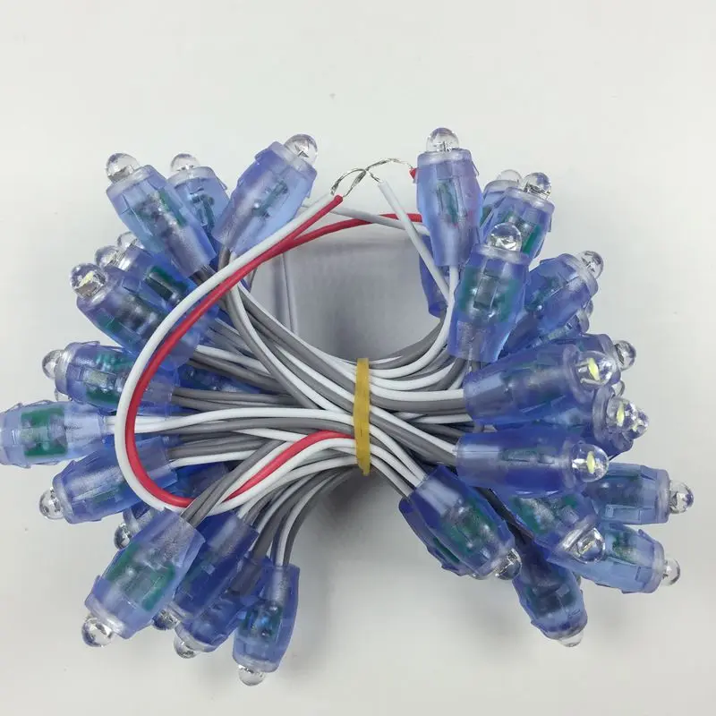 12 мм одноцветные пиксельные модули DC5V IP67 водонепроницаемые светодиодные
