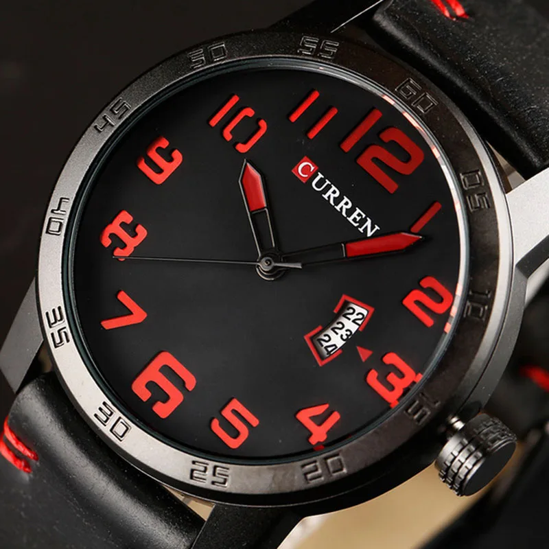 Curren 2017 мужские часы Роскошные военные наручные модные повседневные quartzwatch