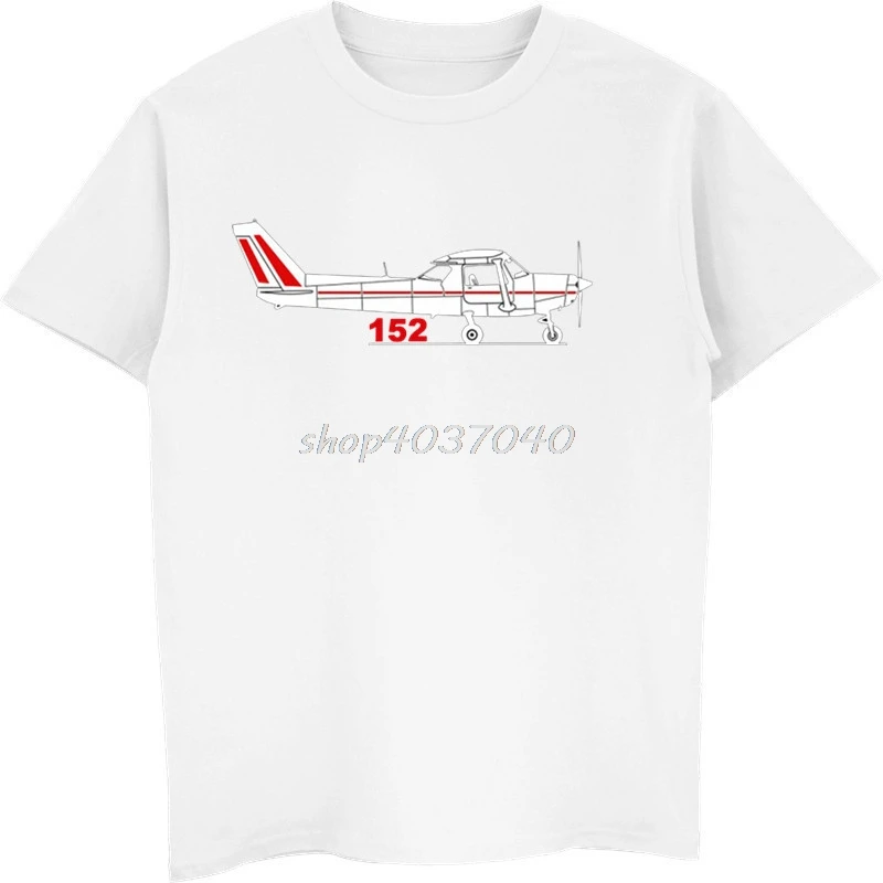 Мужская футболка с принтом Aeroclassic PPL Pilot Cessna 152 дышащая Лидер продаж | одежда