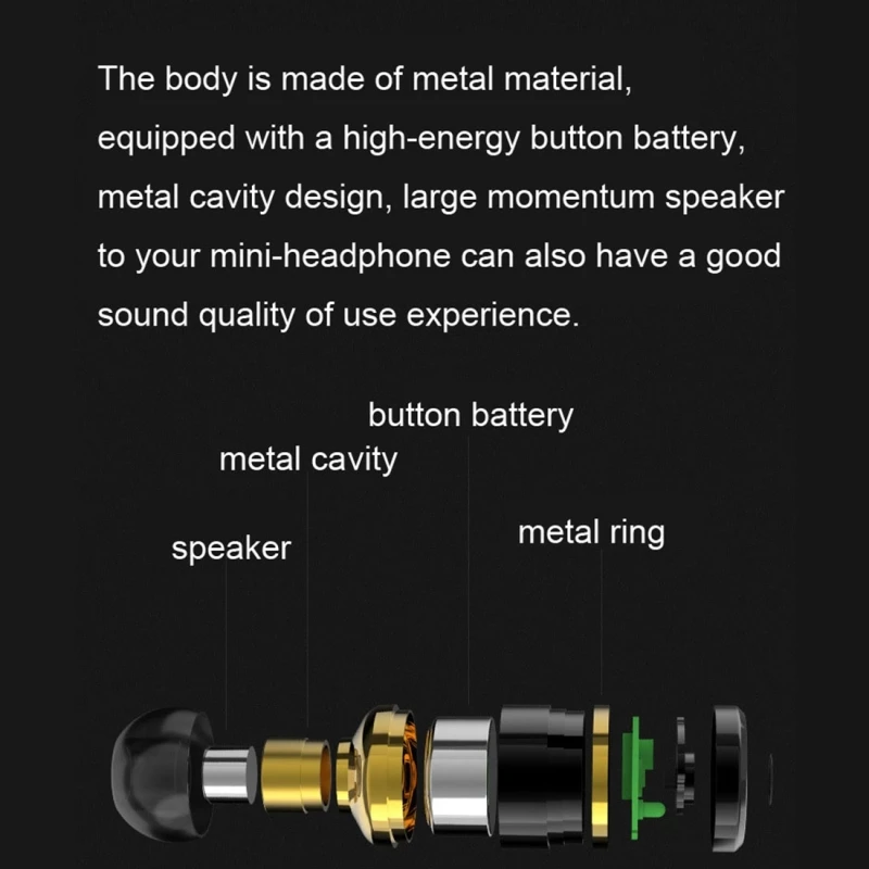 TCunPT M2 Беспроводная Bluetooth металлическая подвеска наушники ожерелье гарнитура с