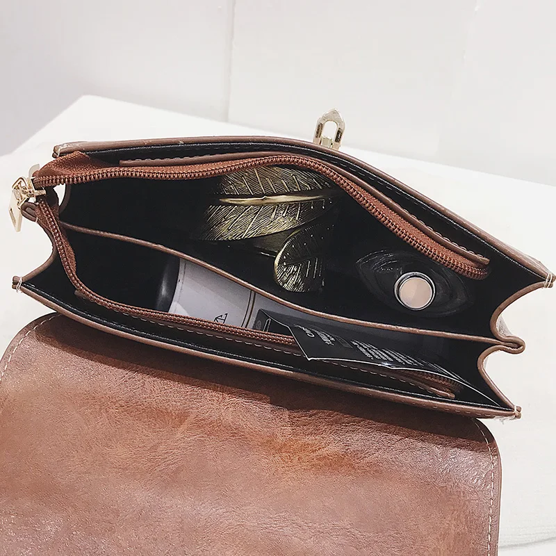 Square bag for women 2019 new fashion chain shoulder female quality leather crossbody bags simple solid colour handbag | Багаж и сумки