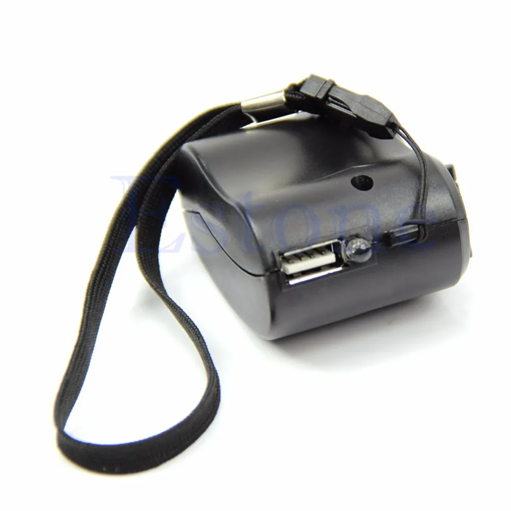 1 PC Emergency Hand Crank Charger Cell Phone USB Manual Dynamo For Mobile PDA MP3 MP4 | Электроника
