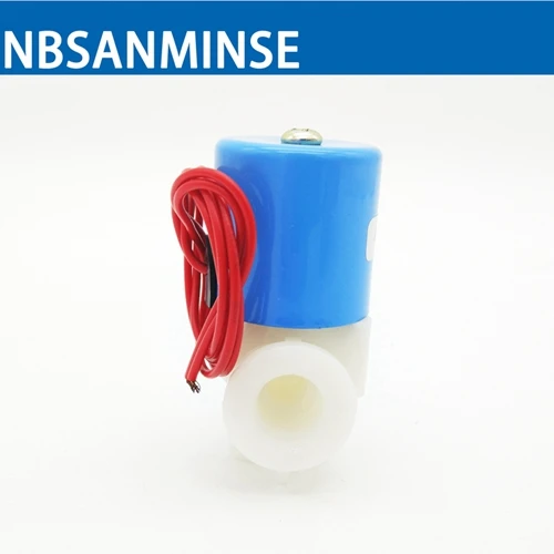 NBSANMINSE SMLC пластиковый диспенсер для воды, мини Соленоидный клапан, 2 способа 1/8, 1/4, 12 мм, 24 В, 12 В, DC, очиститель воды