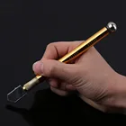 Профессиональная металлическая ручка со стальным стеклом со стразами самосмазывающееся масло с наконечником для резки стекла инструмент для остекления